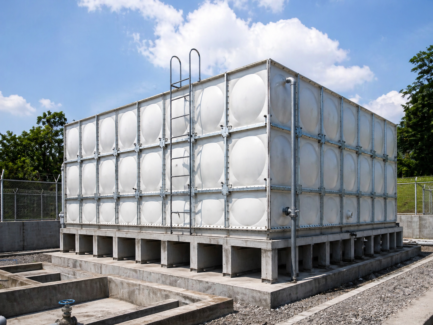 Hospitals water storage projects