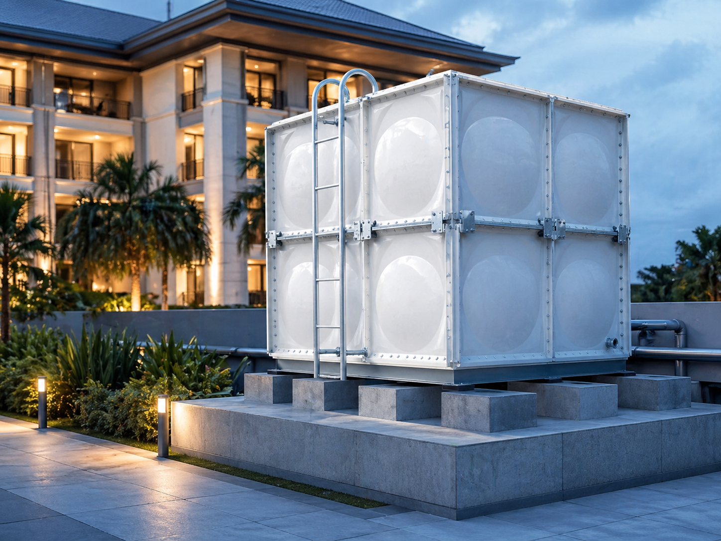 Hotels water storage projects