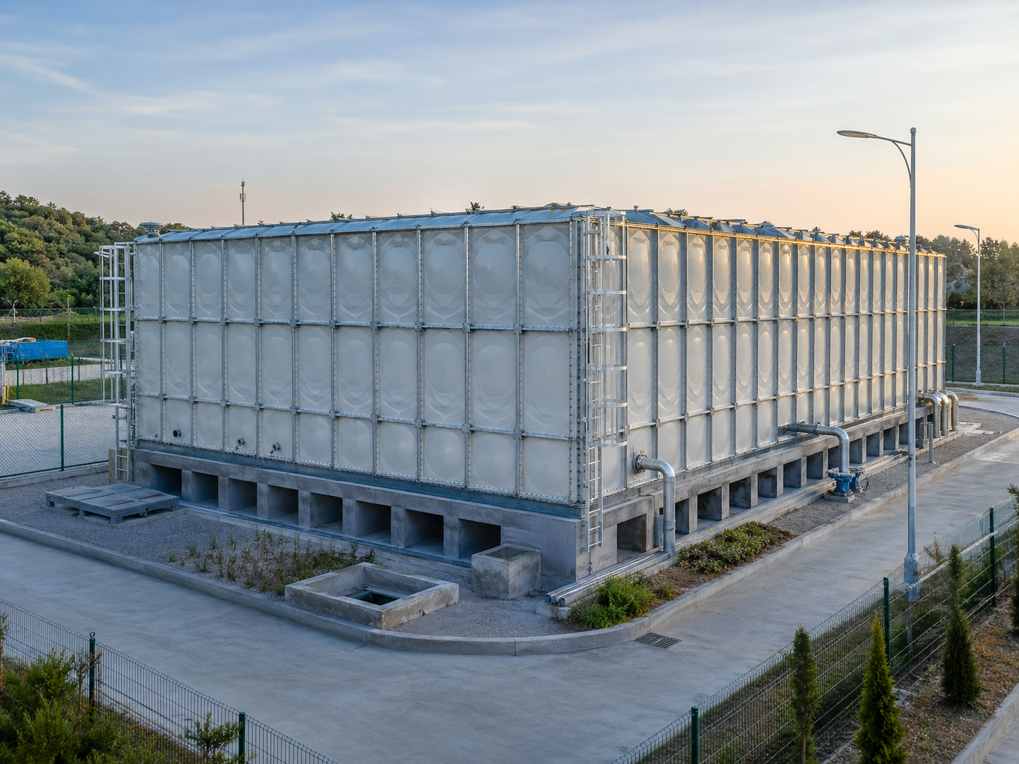 Infrastructure water storage application